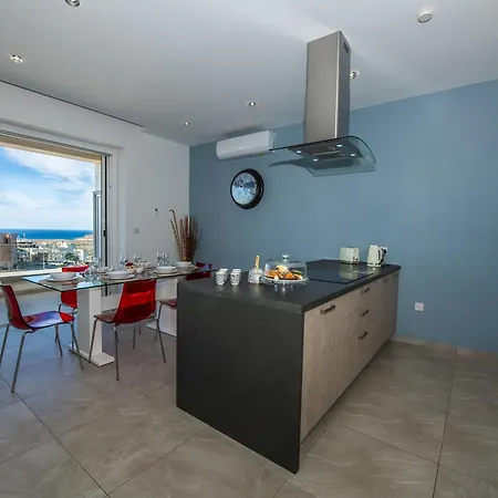 Clifftop Modern Apartment Mellieħa Exterior foto