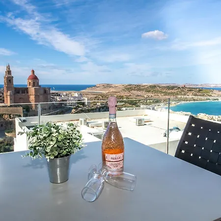 Clifftop Modern Apartment Mellieħa Exterior foto